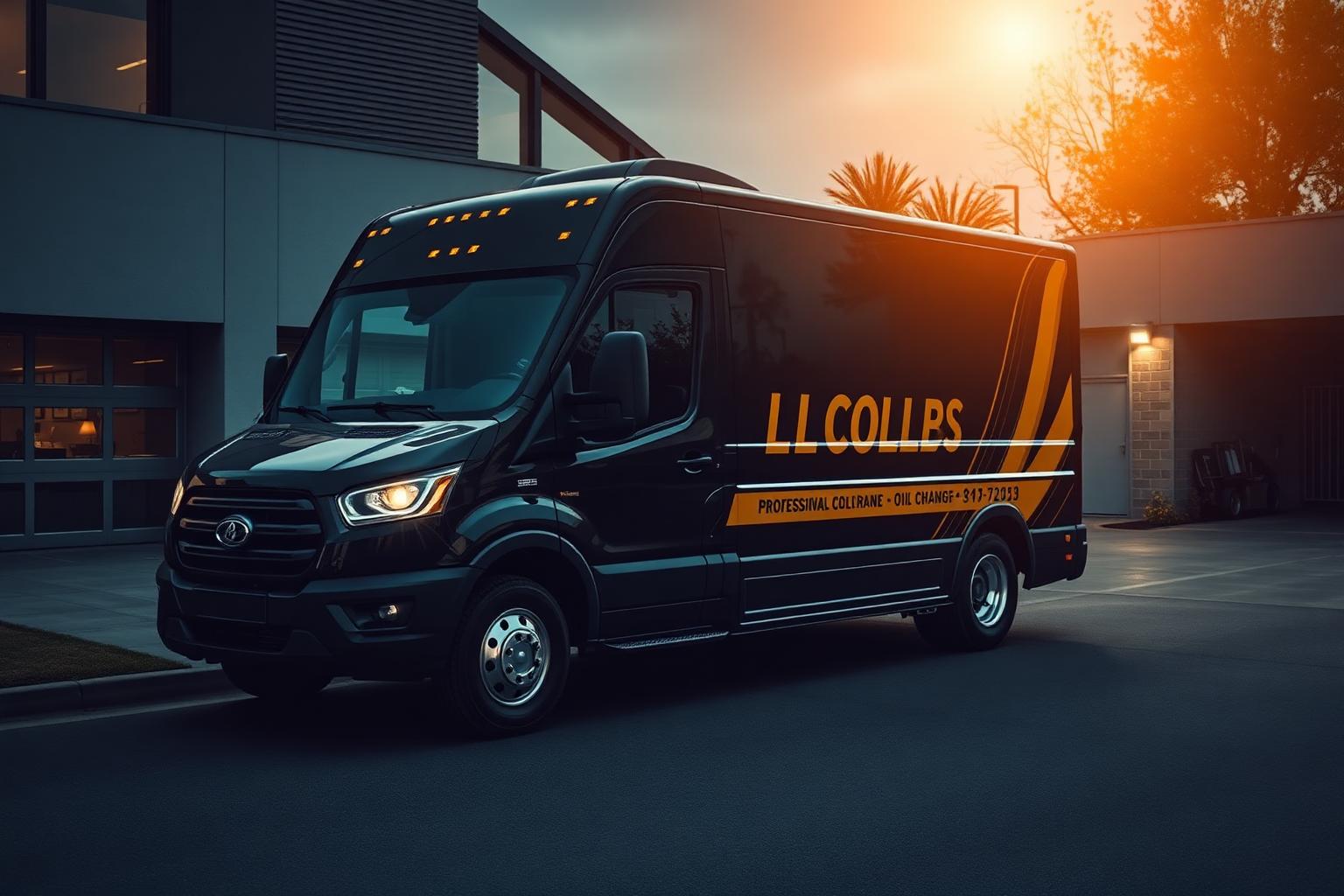 Triangle Lube truck